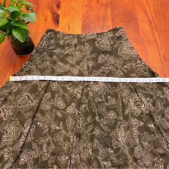 Reitmans Boho Floral Pattern Cottagecore Festival Summer A  Line Midi Skirt - Picture 11 of 15